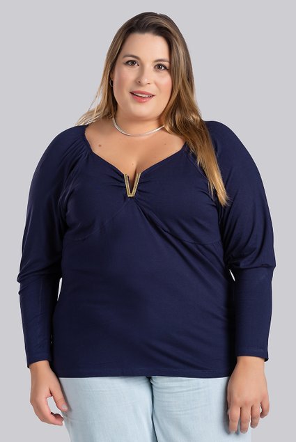Body blusa feminina listrada gola decotado manga longa - R$ 59.99, cor  Multicolor (com bojo) #52315, compre agora